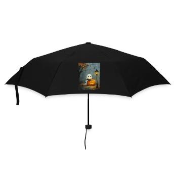 Cadeau d’Halloween Femmes Hommes Enfants Décoration - Parapluie standard - noir - Devant