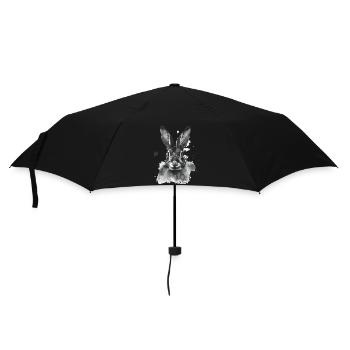 Rabbit - Umbrella (small) - black - Front