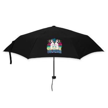 Gemini Horoscope Astrology Twins Sign Vintage. - Umbrella (small) - black - Front