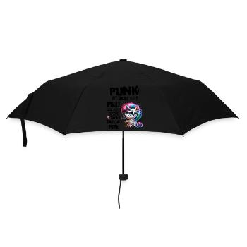 Punk Rock - I'm old but punk is not dead - Umbrella (small) - black - Front