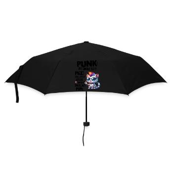 Punk Rock - I'm old but punk is not dead - Umbrella (small) - black - Front