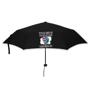Punk Rock - I'm old but punk is not dead - Umbrella (small) - black - Front