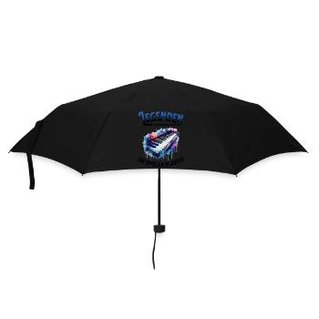 Legenden altern nicht sie gehen Klavier - Regenschirm (klein) - Schwarz - Vorne