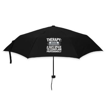 Mental Health Advocate Therapy Support Emotional - Umbrella (small) - black - Front