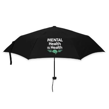 Mental Health Advocate Therapy Support Emotional - Umbrella (small) - black - Front