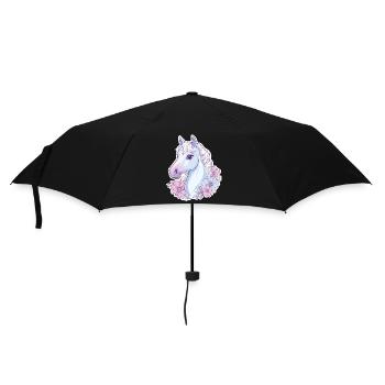 Horse Kids - Umbrella (small) - black - Front