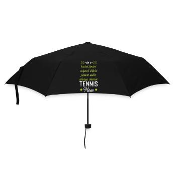 Funny Tennis Player Racket Mom I'm - Umbrella (small) - black - Front