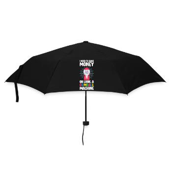 Gumball Machine Chewing Gum Machine - Umbrella (small) - black - Front