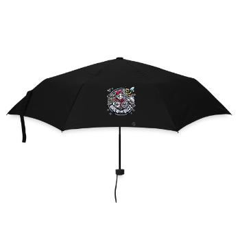 Coffee and music lover design with bee - Umbrella (small) - black - Front