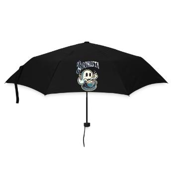 Boorista Funny Coffee Saying Halloween - Umbrella (small) - black - Front