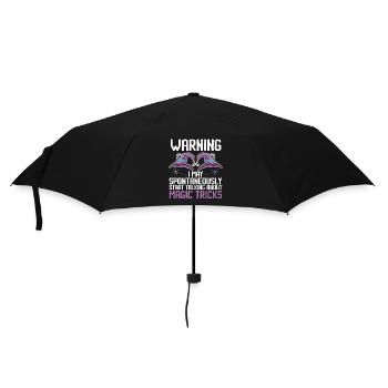 Funny Magician Magic - Umbrella (small) - black - Front