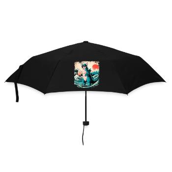 Funny Monster Chihuahua Dogzilla Anime Manga Japan - Umbrella (small) - black - Front