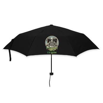 Drôle Enseignant Halloween Sarcasme Dire Design - Parapluie standard - noir - Devant
