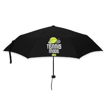 Funny Tennis Player Racket Tennis - Umbrella (small) - black - Front