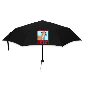 Whippet Small English Greyhound Gift - Umbrella (small) - black - Front