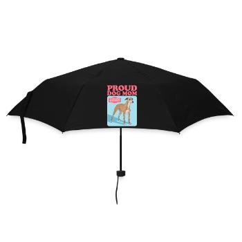 Whippet Mom Kleiner Englischer Windhund Geschenk - Regenschirm (klein) - Schwarz - Vorne