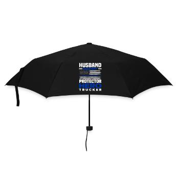 Mari Papa Protecteur Héros Camionneur - Parapluie standard - noir - Devant