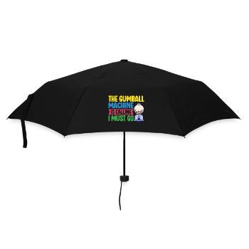 Gumball Machine Chewing Gum Machine - Umbrella (small) - black - Front