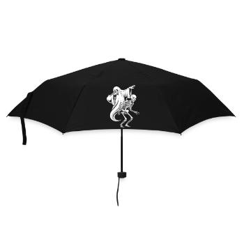 Halloween Dabbing Ghost Squelette Cadeau effrayant - Parapluie standard - noir - Devant