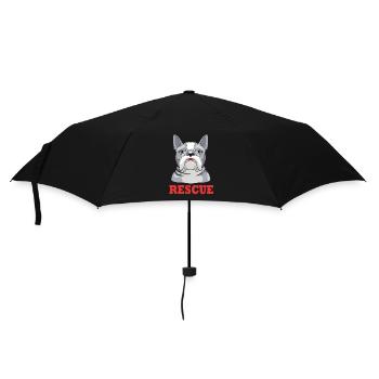 Dog Rescue Animal Rights Animal Rescue Animal Shelter - Umbrella (small) - black - Front