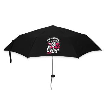 I was normal 2 songs ago - Umbrella (small) - black - Front