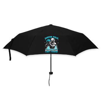 Water Polo Because Dolphins Can't Throw Aquatic Po - Umbrella (small) - black - Front