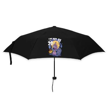 Zombie Finger 21e anniversaire - Spooky Fun pour - Parapluie standard - noir - Devant