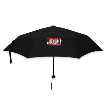 Bubble Tea Boba BubbleTea Kawaii Japan Tea Kpop - Regenschirm (klein) - Schwarz - Vorne