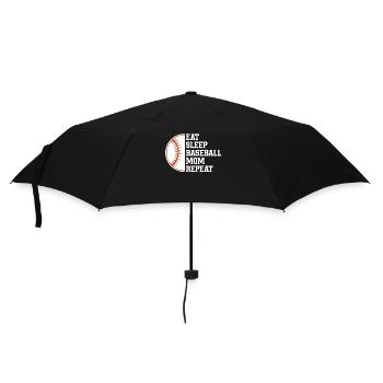 Baseball Sports Baseball Player Pitcher Catcher USA - Umbrella (small) - black - Front