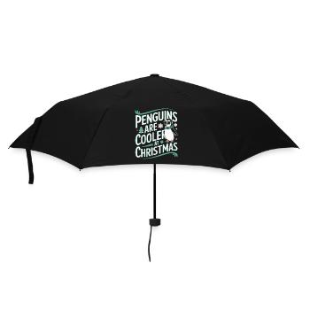 Les pingouins sont plus frais à Noël - Parapluie standard - noir - Devant