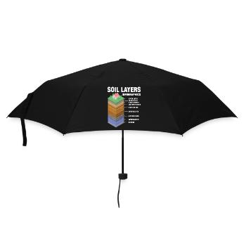 Bodenwissenschaftler Science du sol - Parapluie standard - noir - Devant