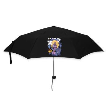 37th Birthday Zombie - 36 + Zombie Finger for - Umbrella (small) - black - Front