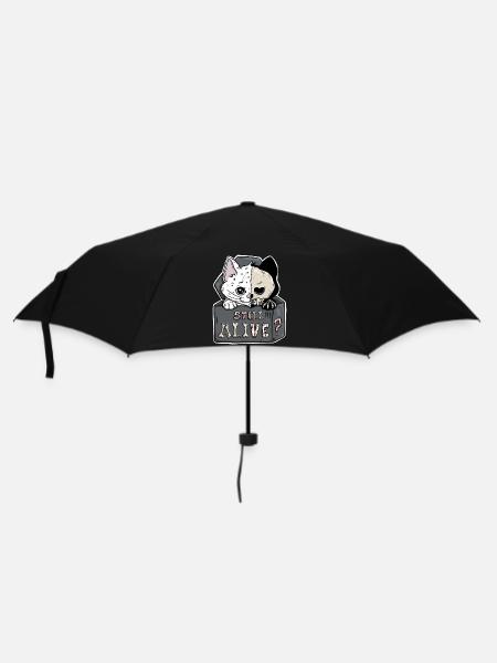 Schrödinger's Cat – Still Alive Halloween - Umbrella (small) - black