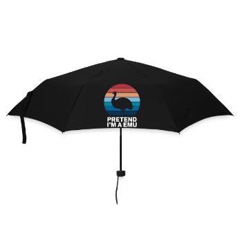 Emu Saying Australia Emus Funny Emu Gift - Umbrella (small) - black - Front