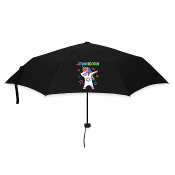 Chanukkah - Regenschirm (klein) - Schwarz - Vorne