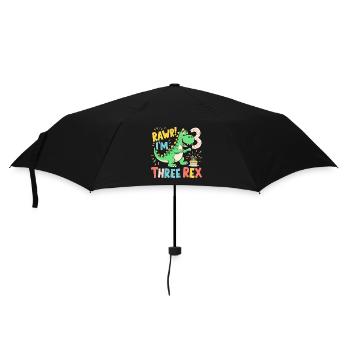 BIRTHDAY 3 - Umbrella (small) - black - Front