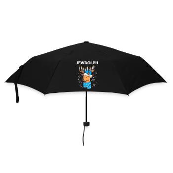 Chanukkah - Regenschirm (klein) - Schwarz - Vorne