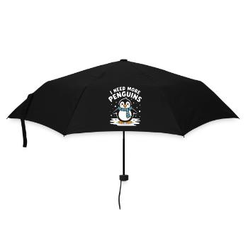 I Need More Penguins Cute Scarf Penguin - Umbrella (small) - black - Front
