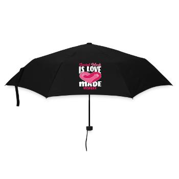 Social work is love visible - Umbrella (small) - black - Front