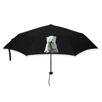 Ours blanc - Parapluie standard - noir - Devant