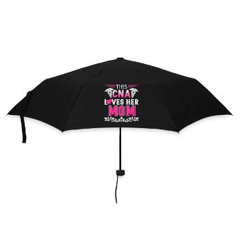 This CNA Loves Her Mom - Umbrella (small) - black - Front