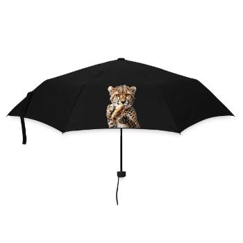 Cheetah - Umbrella (small) - black - Front
