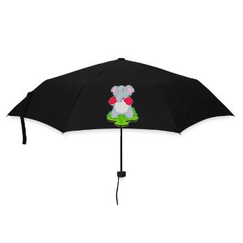 Elephant Boxer Gants de boxe Boxe - Parapluie standard - noir - Devant