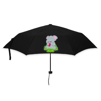 Elephant Potato Chips - Umbrella (small) - black - Front