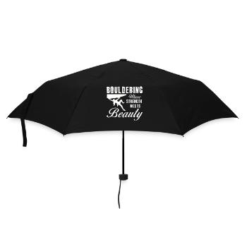 Bouldering Strength Meets Beauty Bouldering - Umbrella (small) - black - Front