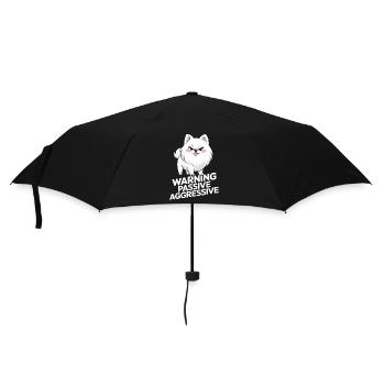 Attention Passif Agressif Chien mignon - Parapluie standard - noir - Devant