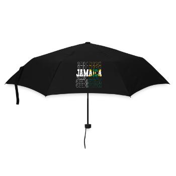 Jamaïque Jamaïque Rasta Raggea Drapeau Rastafari - Parapluie standard - noir - Devant