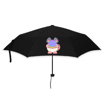 Mouse Easter Easter Egg - Umbrella (small) - black - Front