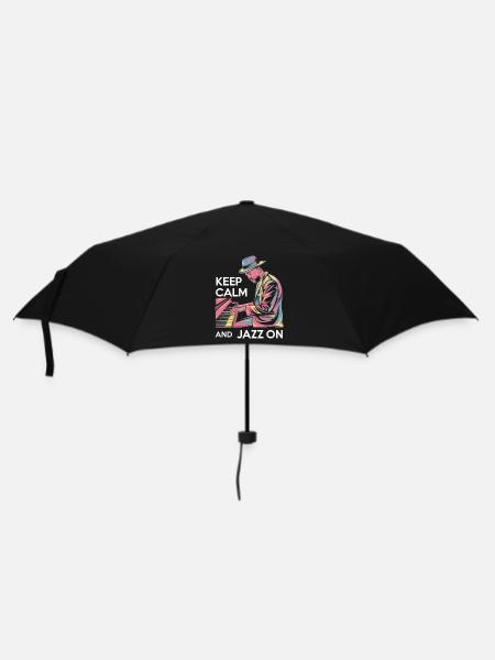 Détendez-vous et profitez de la musique jazz - Parapluie standard - noir