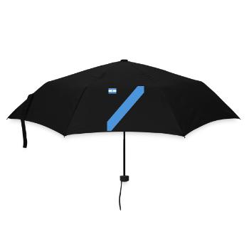 Argentinien Geschenk Argentina Argentine Flagge - Regenschirm (klein) - Schwarz - Vorne